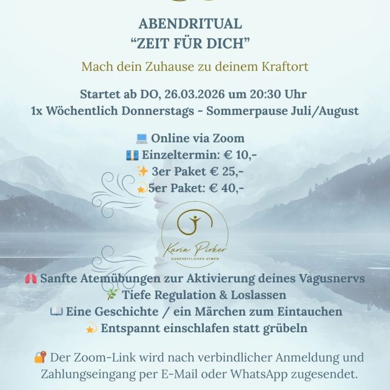 Abendritual "Zeit für dich"